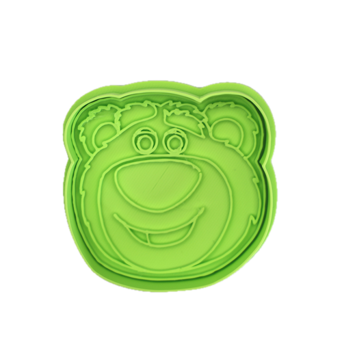Bear Cookie Cutter & Fondant Stamp With Handle – Cartoon Toy Party Birthday Baking