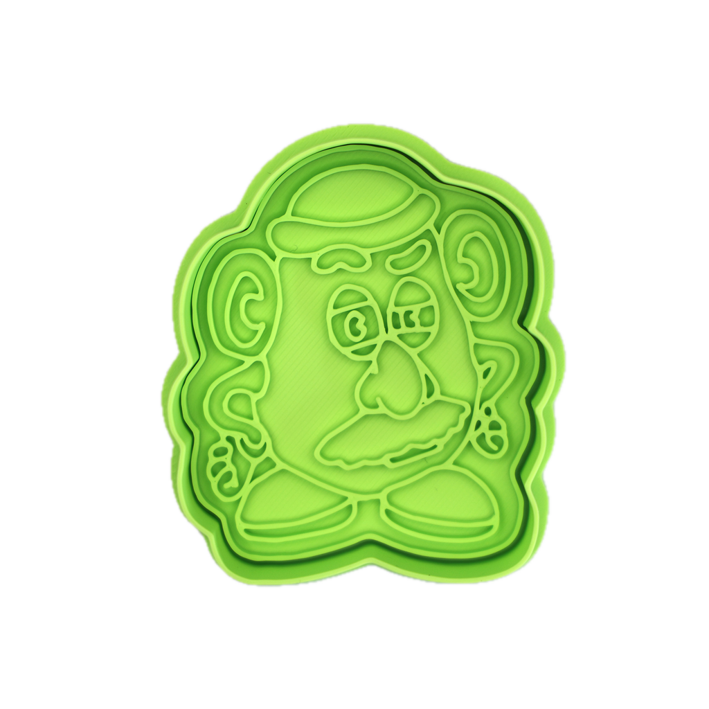 ポテトクッキー型＆フォンダンスタンプ（ハンドル付き） – 漫画のおもちゃ パーティー 誕生日 ベーキング