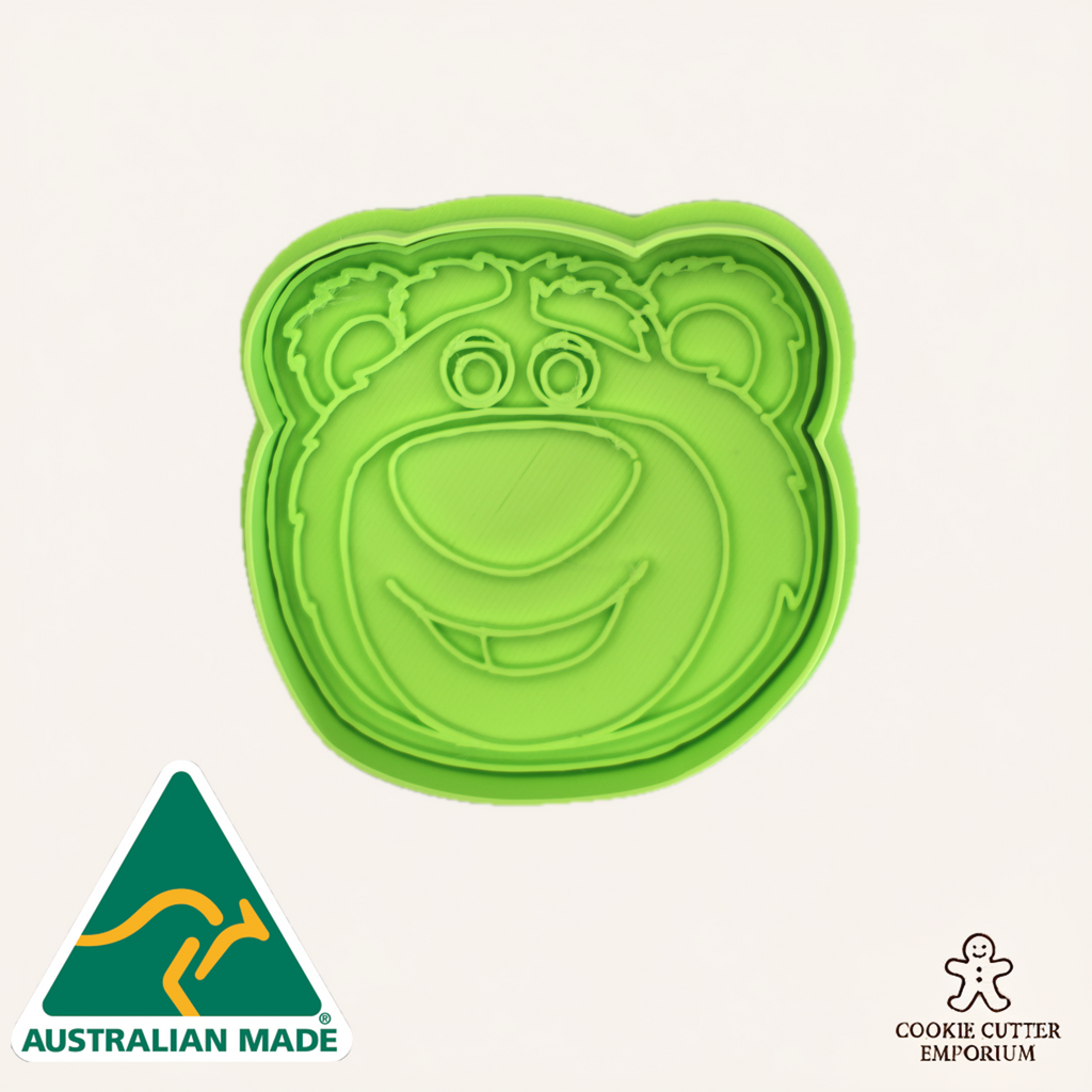 クマのクッキー型＆フォンダンスタンプ（ハンドル付き） – 漫画のおもちゃ パーティー 誕生日 ベーキング
