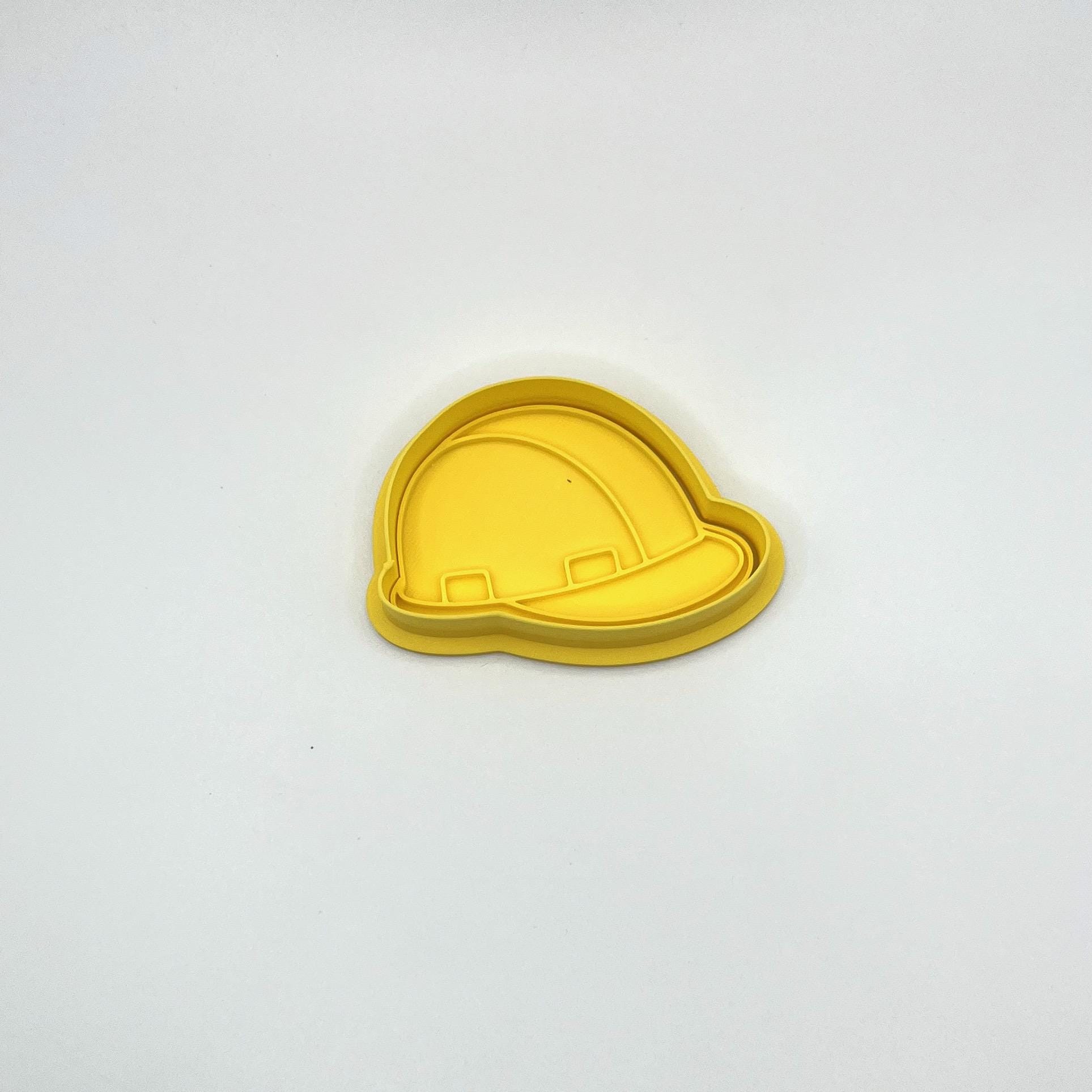 建設現場をモチーフにしたクッキー型とフォンダンスタンプセット – ハンドル付き5点セット