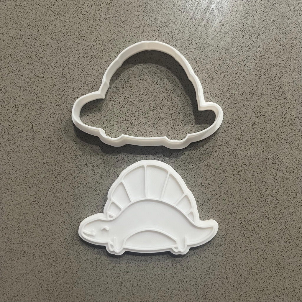 恐竜バースデークッキー型＆フォンダン型抜き｜持ち手付き7点セット