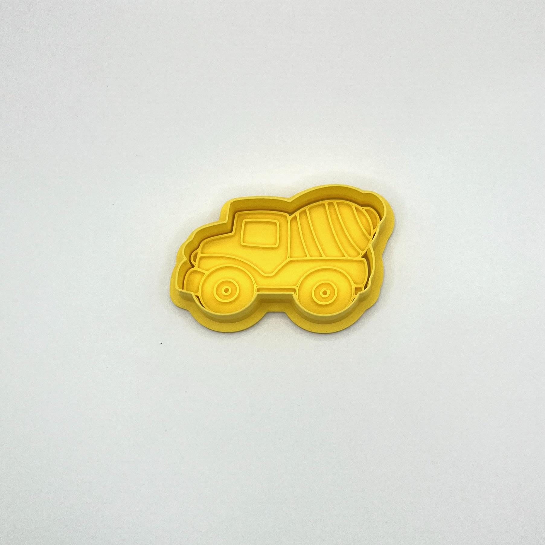 Construction Cookie Cutter & Fondant Stamp Sets - 5 Piece Bundle
