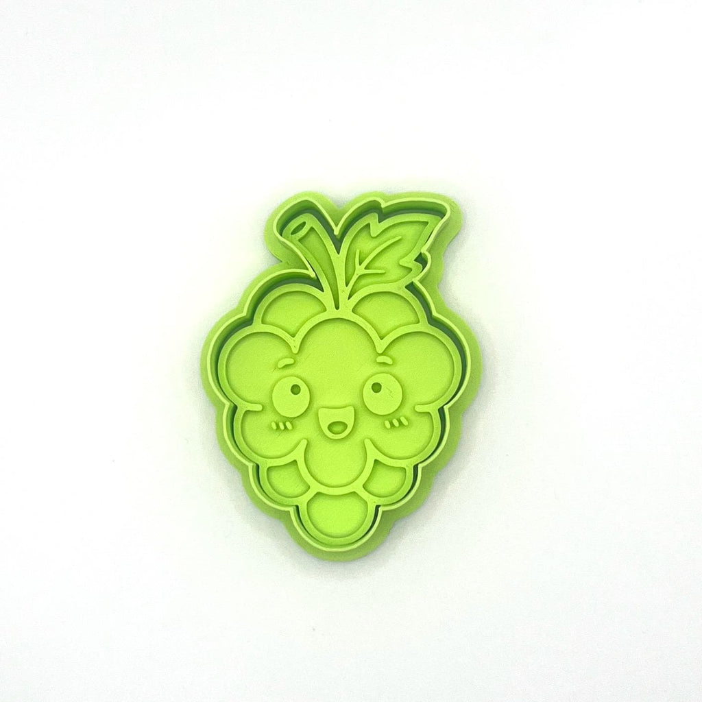 Fruit Salad Cookie Cutter & Fondant Stamp Sets - 6 Piece Bundle