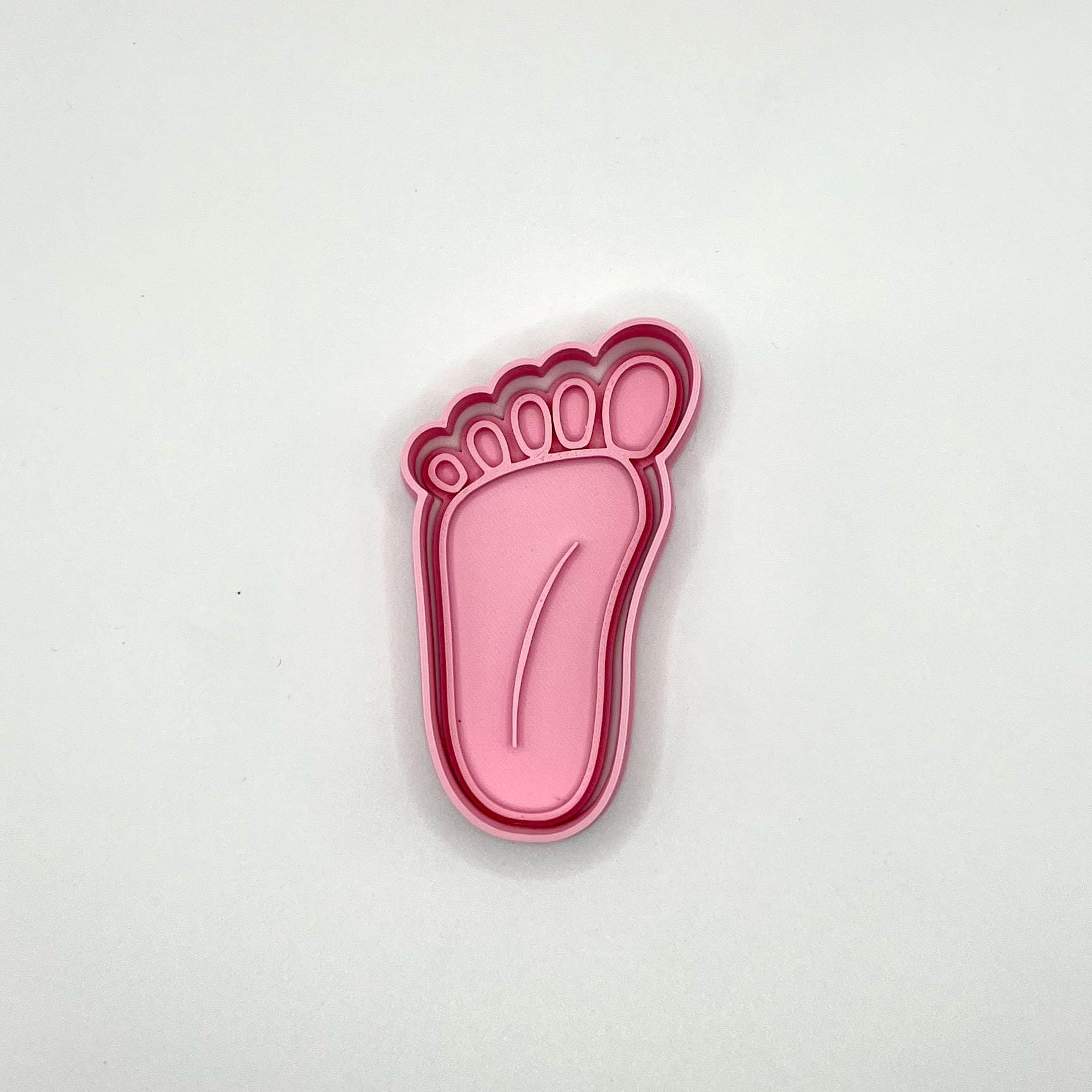 ベビーシャワー用クッキー型＆フォンダンスタンプセット（持ち手付き）｜新生児向けベーキングセット