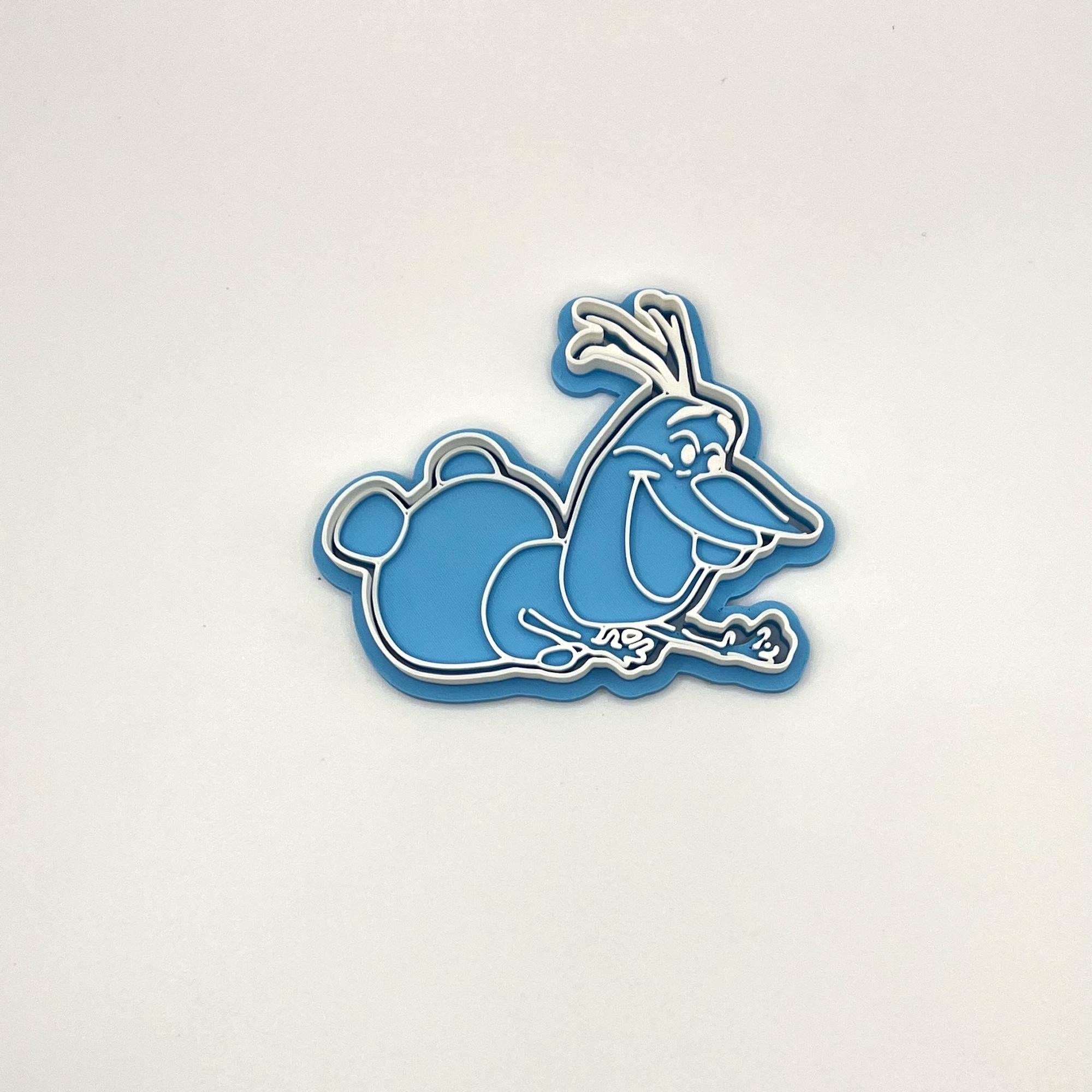 アイスプリンセス バースデークッキー型＆フォンダンスタンプ – スノークイーン ウィンターパーティーセット（持ち手付き）