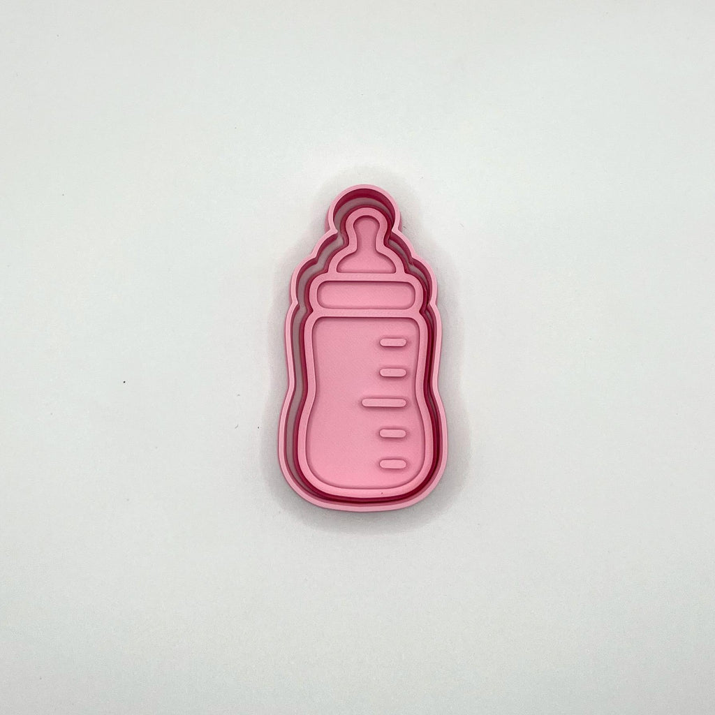 ベビーシャワー用クッキー型＆フォンダンスタンプセット（持ち手付き）｜新生児向けベーキングセット