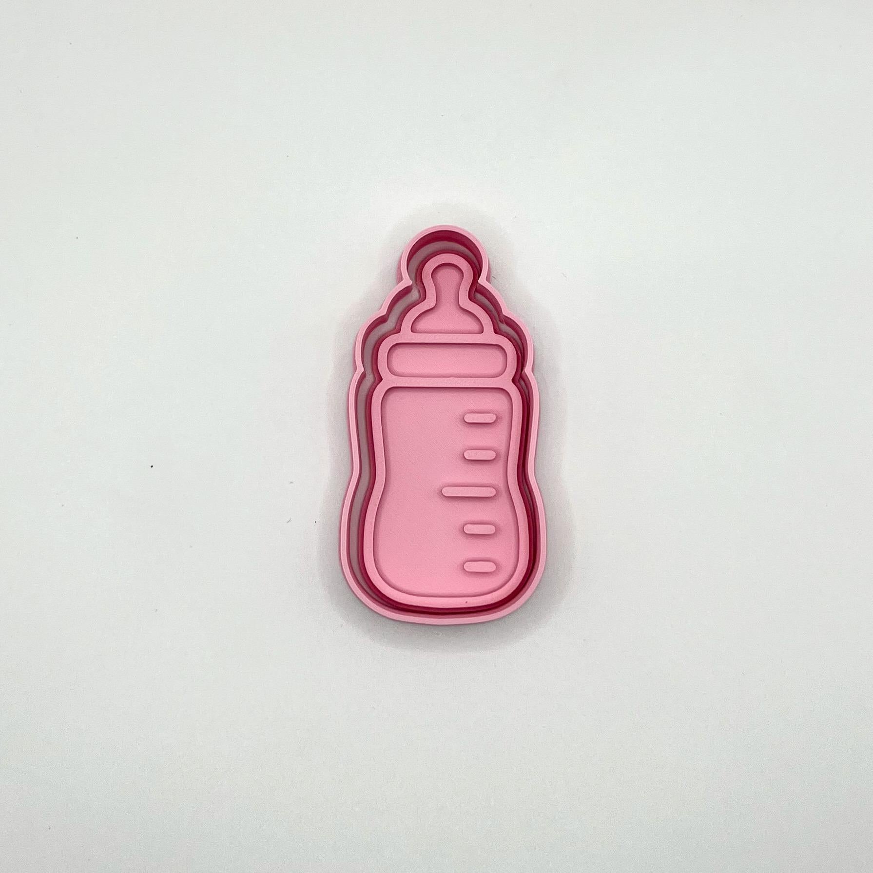 ベビーシャワー用クッキー型＆フォンダンスタンプセット（持ち手付き）｜新生児向けベーキングセット