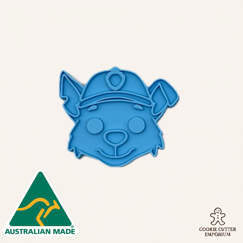 Mechanic Dog Cookie Cutter & Fondant Stamp Set