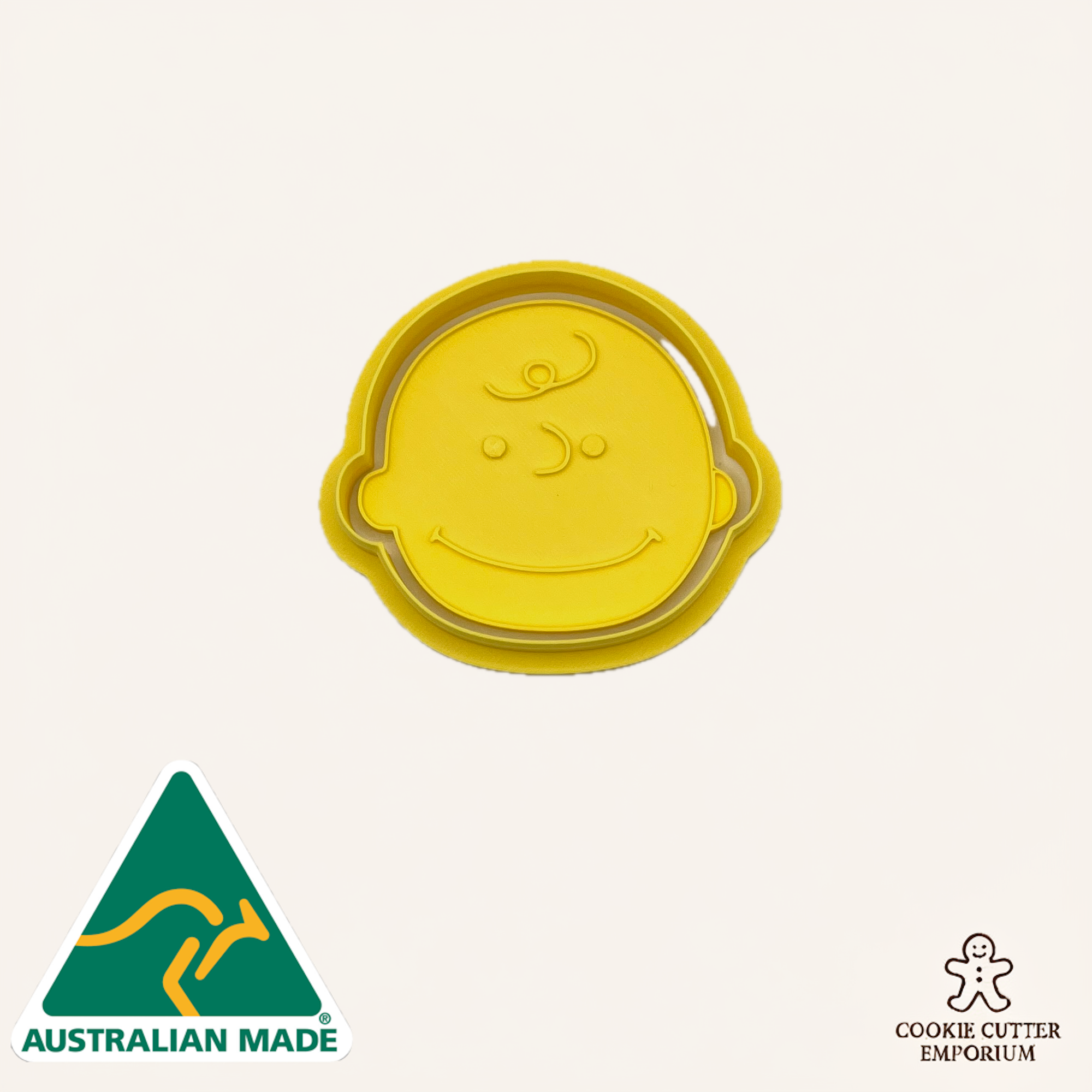 Classic Comic Boy Character Cookie Cutter & Fondant Stamp – Retro Cartoon Party