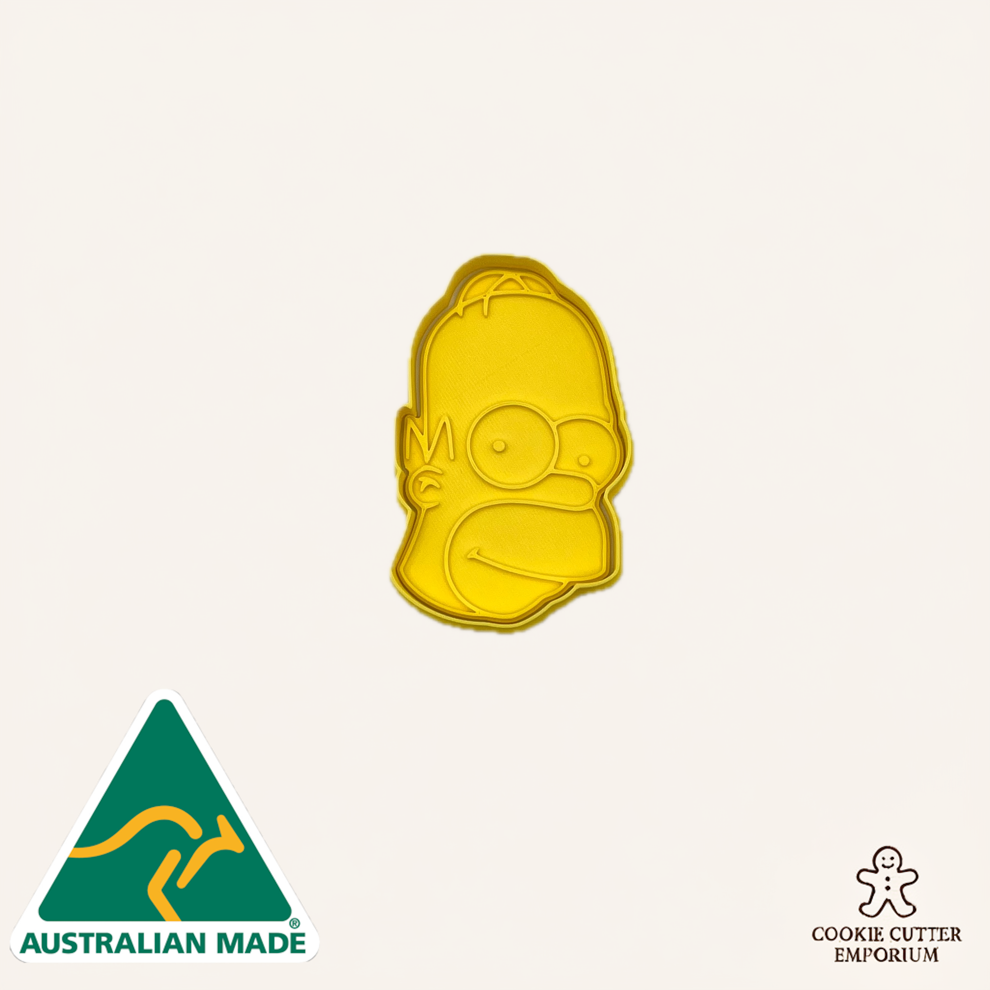 Classic Cartoon Dad Character Cookie Cutter & Fondant Stamp – Retro Family Party