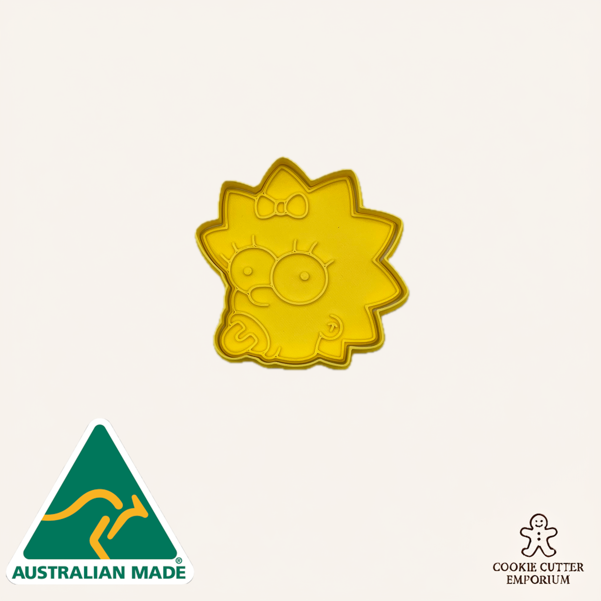 クラシックな漫画風ベビーキャラクターのクッキー型とフォンダンスタンプ – レトロなファミリーパーティー