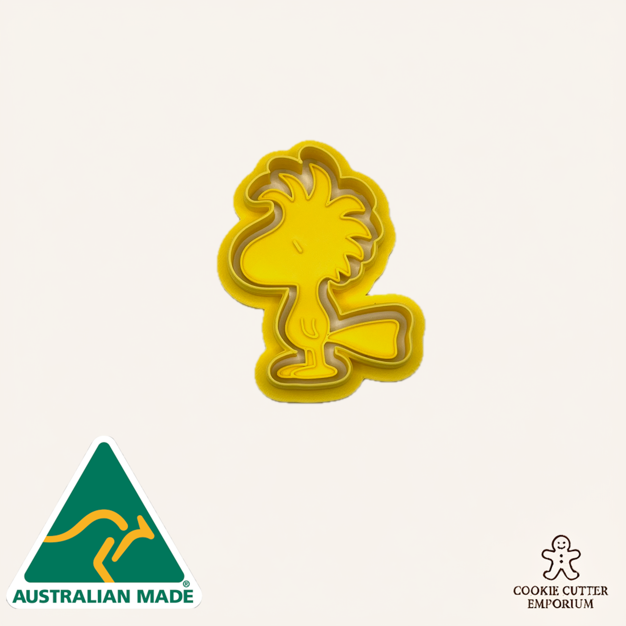 Classic Comic Bird Character Cookie Cutter & Fondant Stamp – Retro Cartoon Party