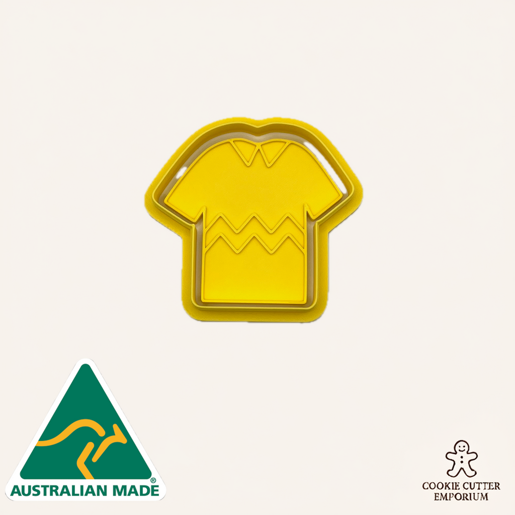 Classic Comic T Shirt Cookie Cutter & Fondant Stamp – Retro Cartoon Party