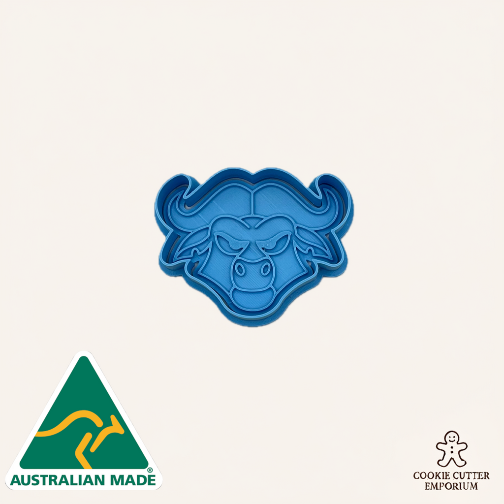 Buffalo Chief Zoo Friends Cookie Cutter & Fondant Stamp