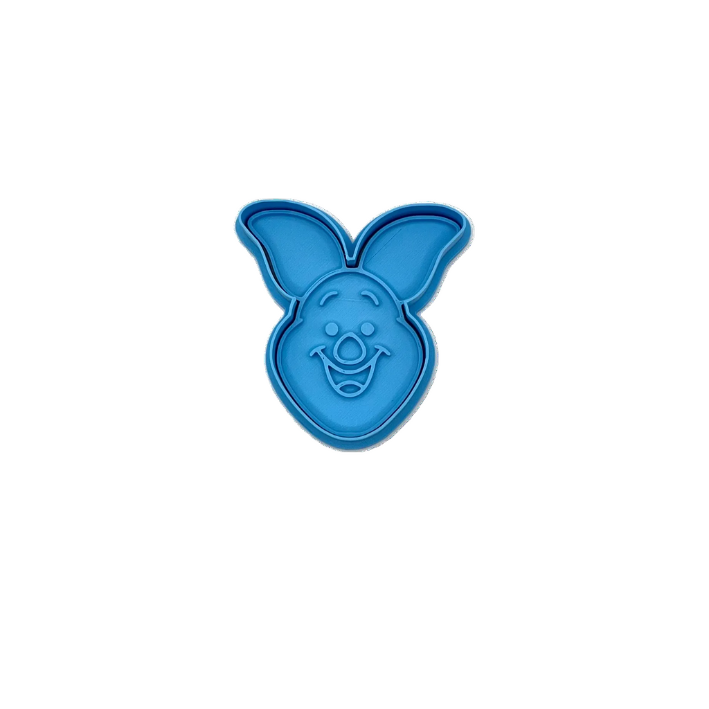 Piglet Cookie Cutter & Fondant Stamp Set