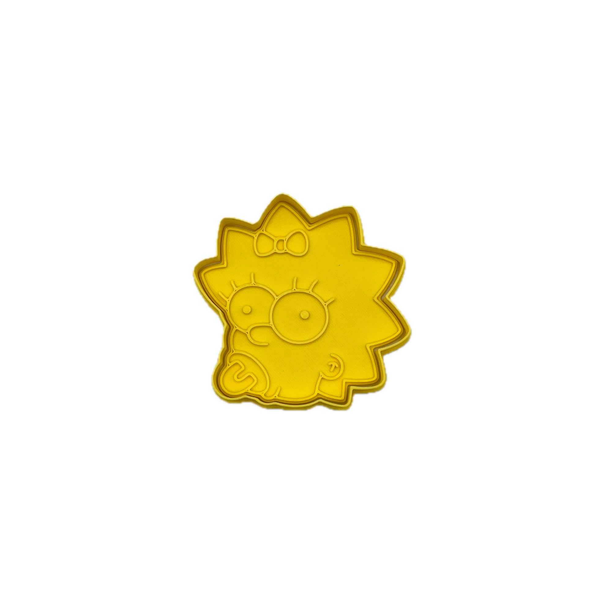 クラシックな漫画風ベビーキャラクターのクッキー型とフォンダンスタンプ – レトロなファミリーパーティー