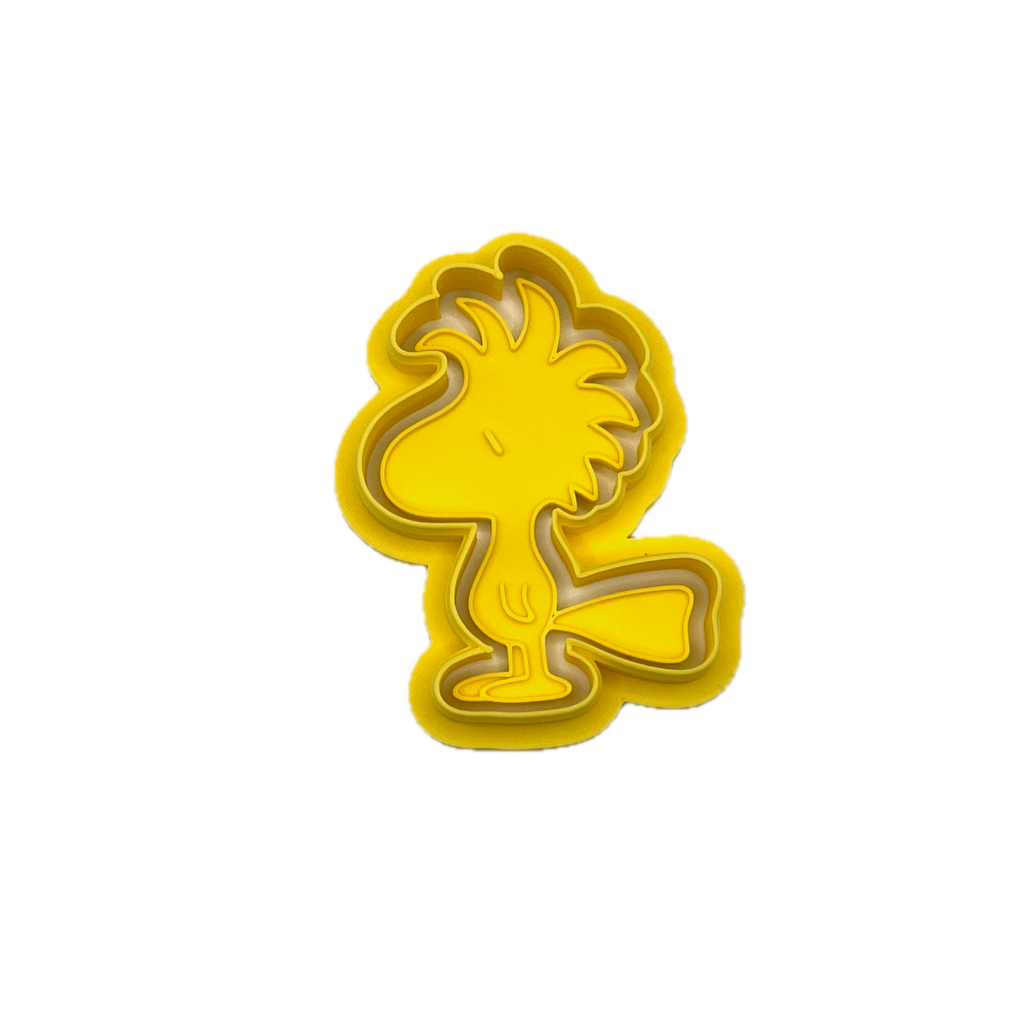 Classic Comic Bird Character Cookie Cutter & Fondant Stamp – Retro Cartoon Party