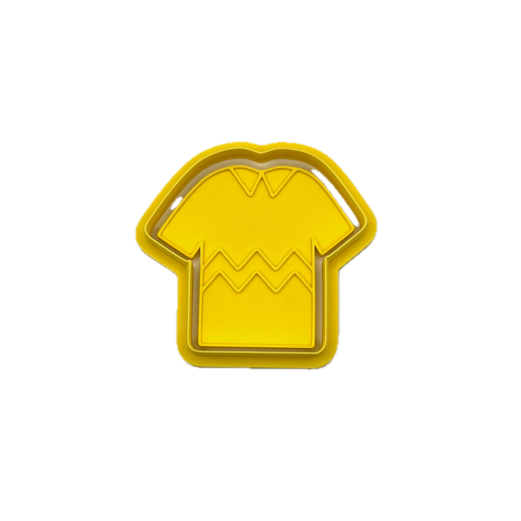 Classic Comic T Shirt Cookie Cutter & Fondant Stamp – Retro Cartoon Party