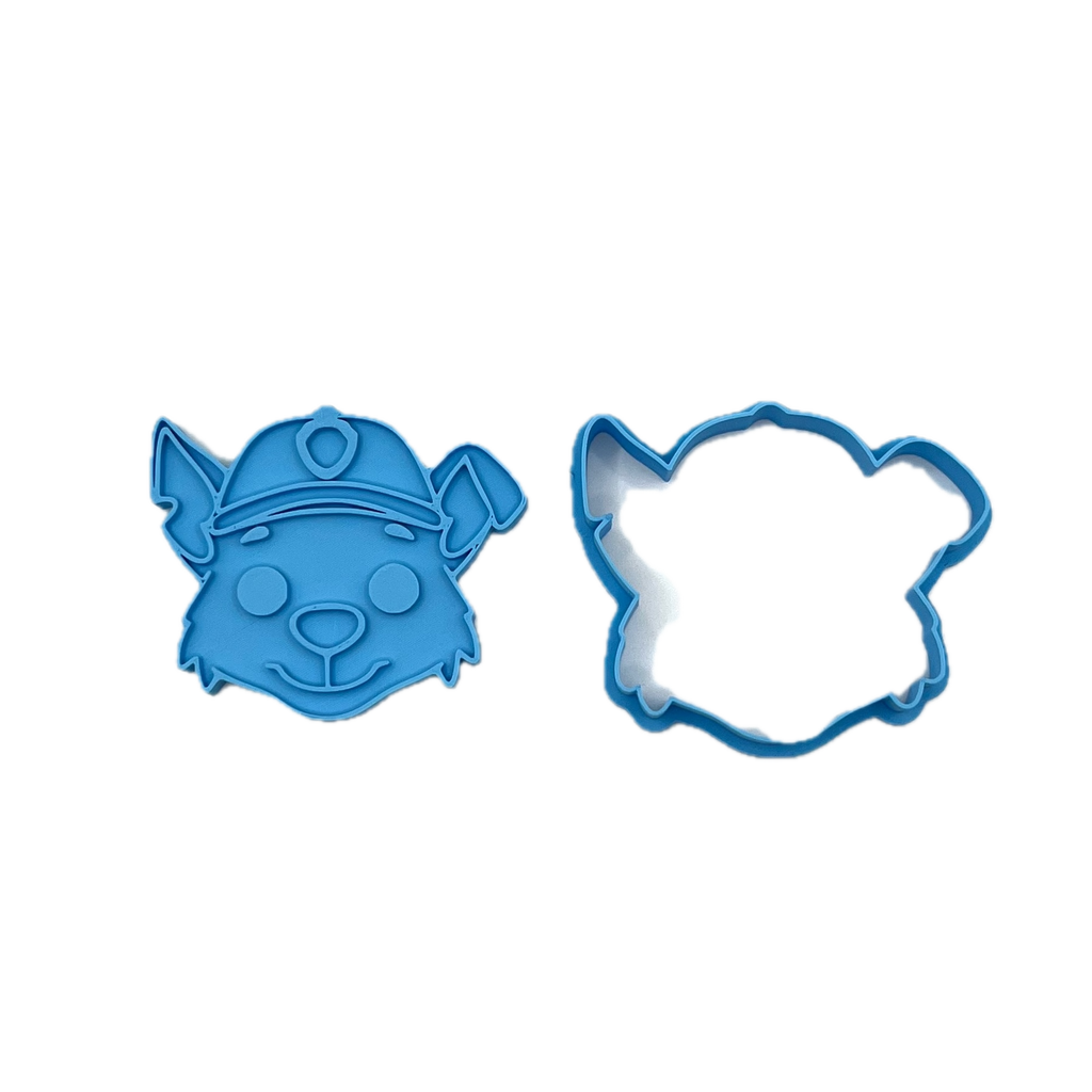 Mechanic Dog Cookie Cutter & Fondant Stamp Set