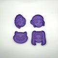 Anime K-Pop Hunter Cookie Cutter & Fondant Stamp Sets