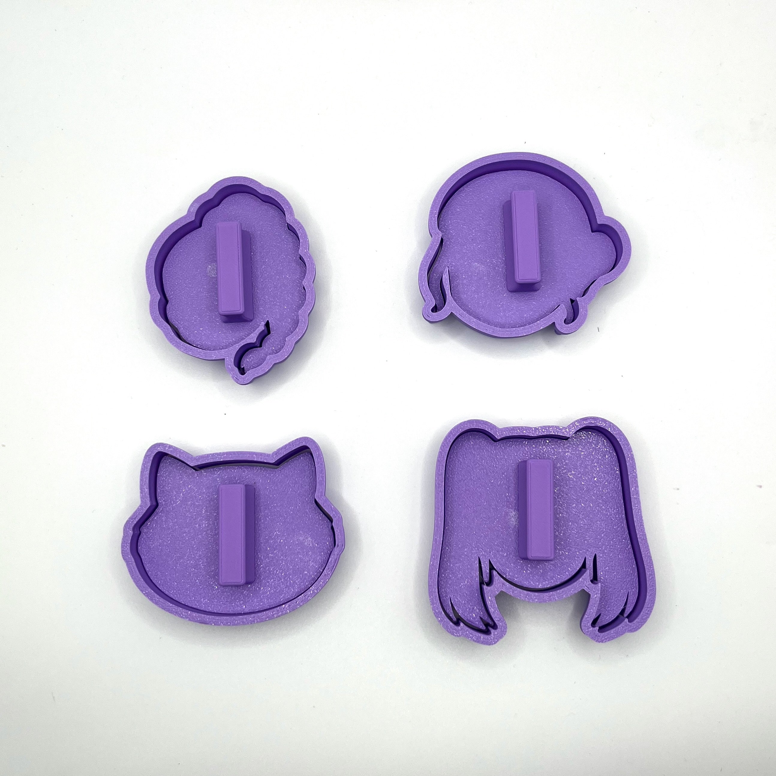 Anime K-Pop Hunter Cookie Cutter & Fondant Stamp Sets