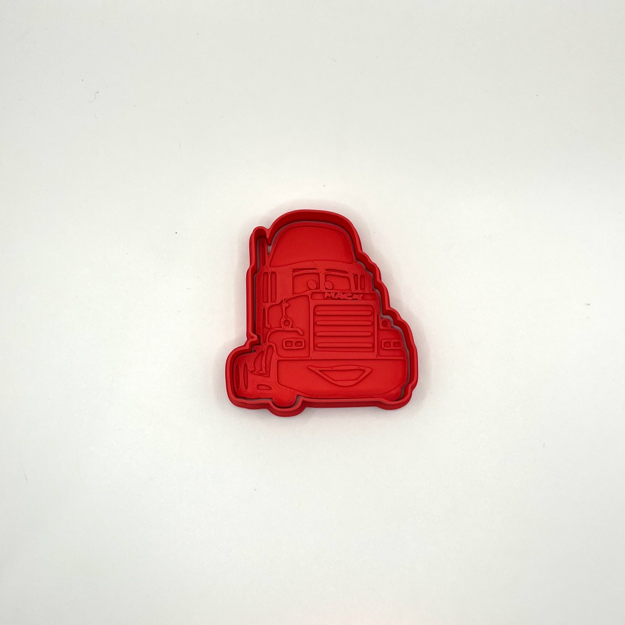 Truck Cookie Cutter & Fondant Stamp With Handle - Kids Transport Party Baking