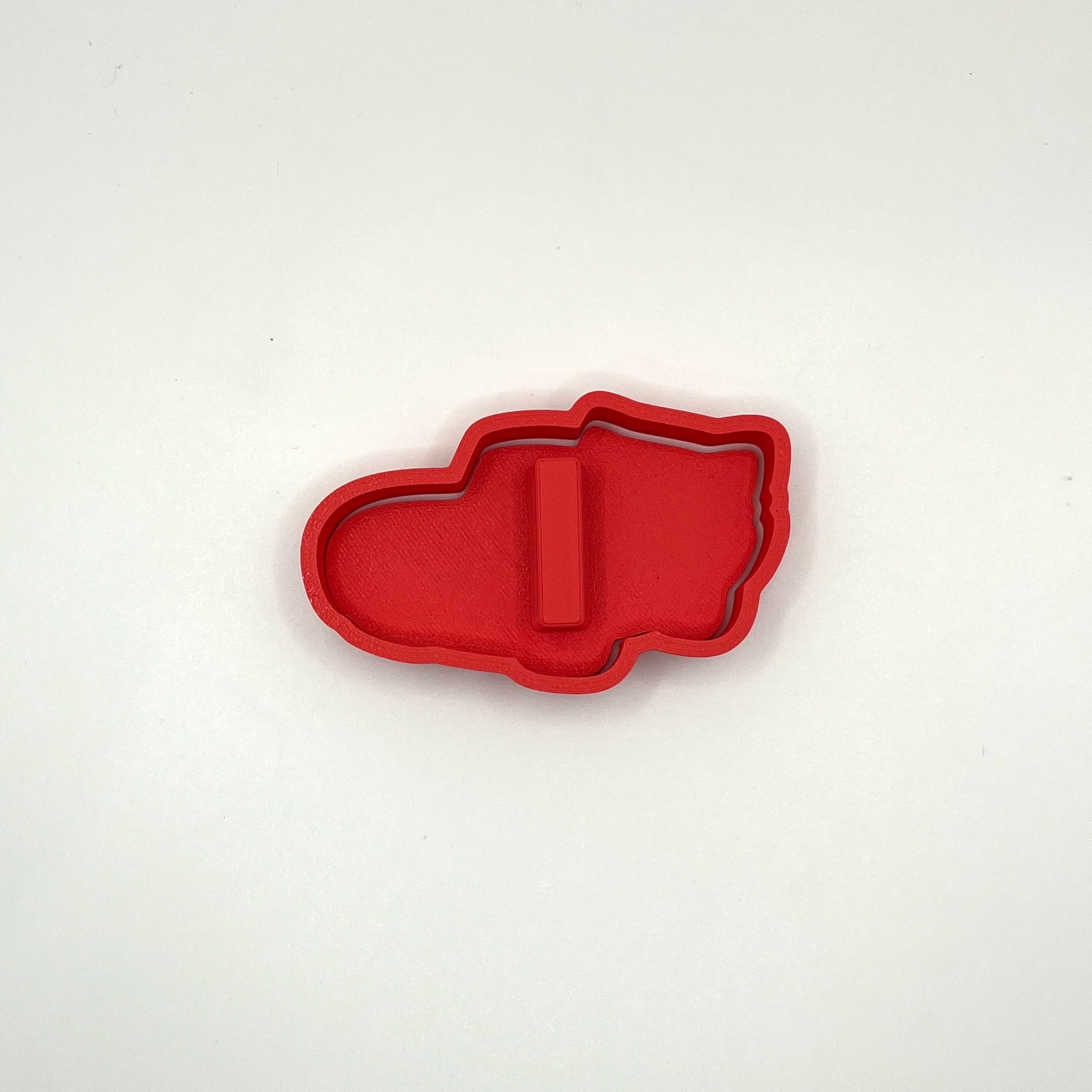 Race Car Cookie Cutter & Fondant Stamp With Handle - Kids Racing Party Baking