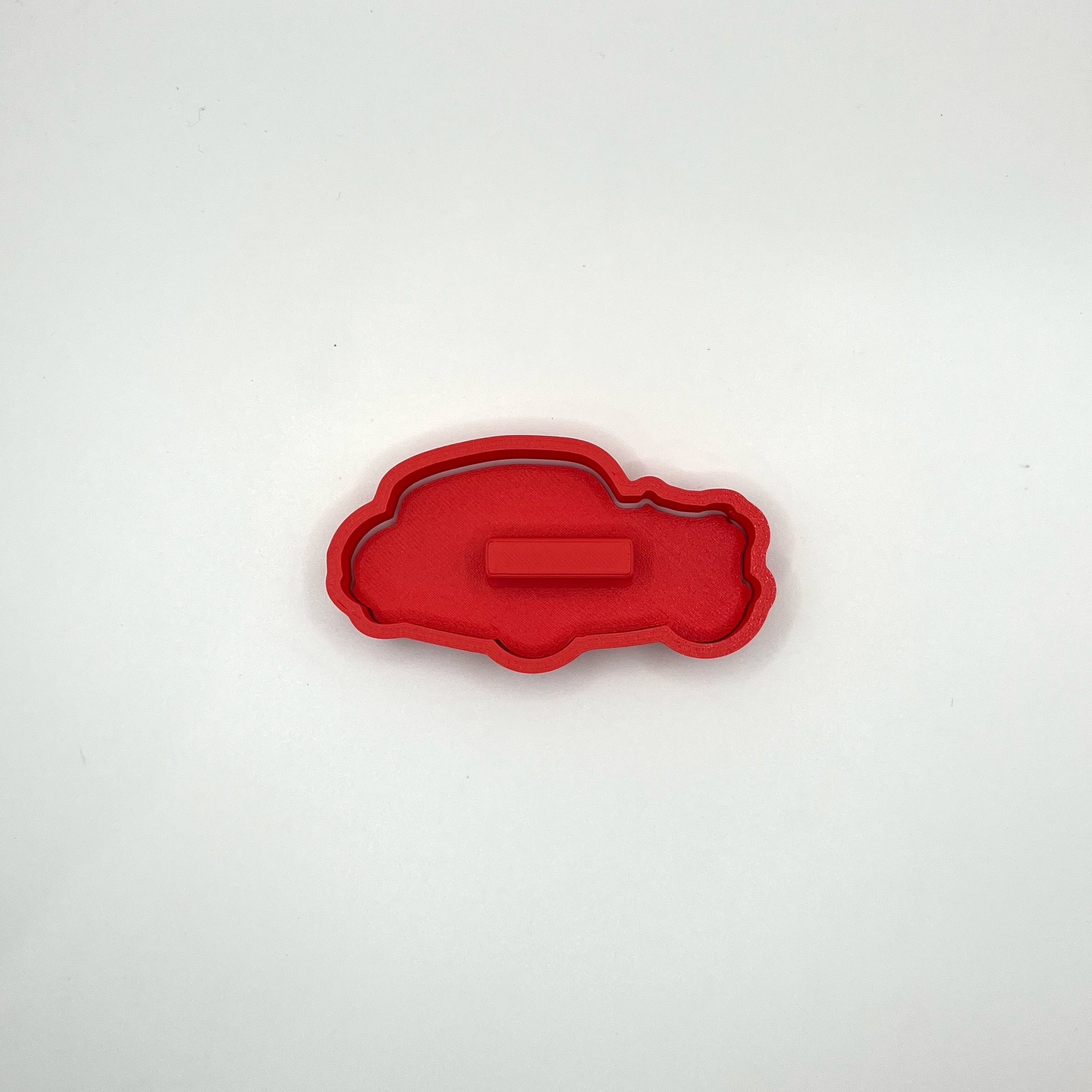 Vintage Car Cookie Cutter & Fondant Stamp With Handle - Kids Classic Cars Party Baking