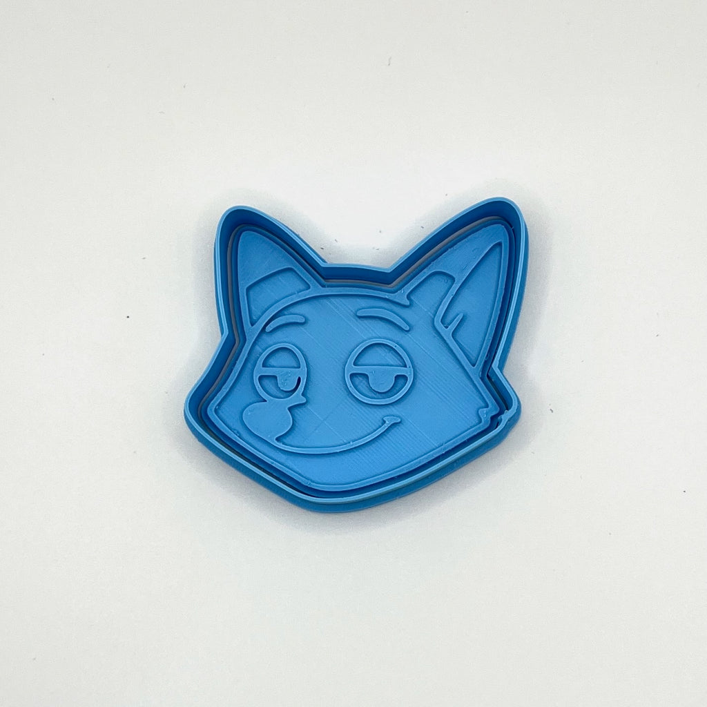 Fox Hustler Zoo Friends Cookie Cutter & Fondant Stamp