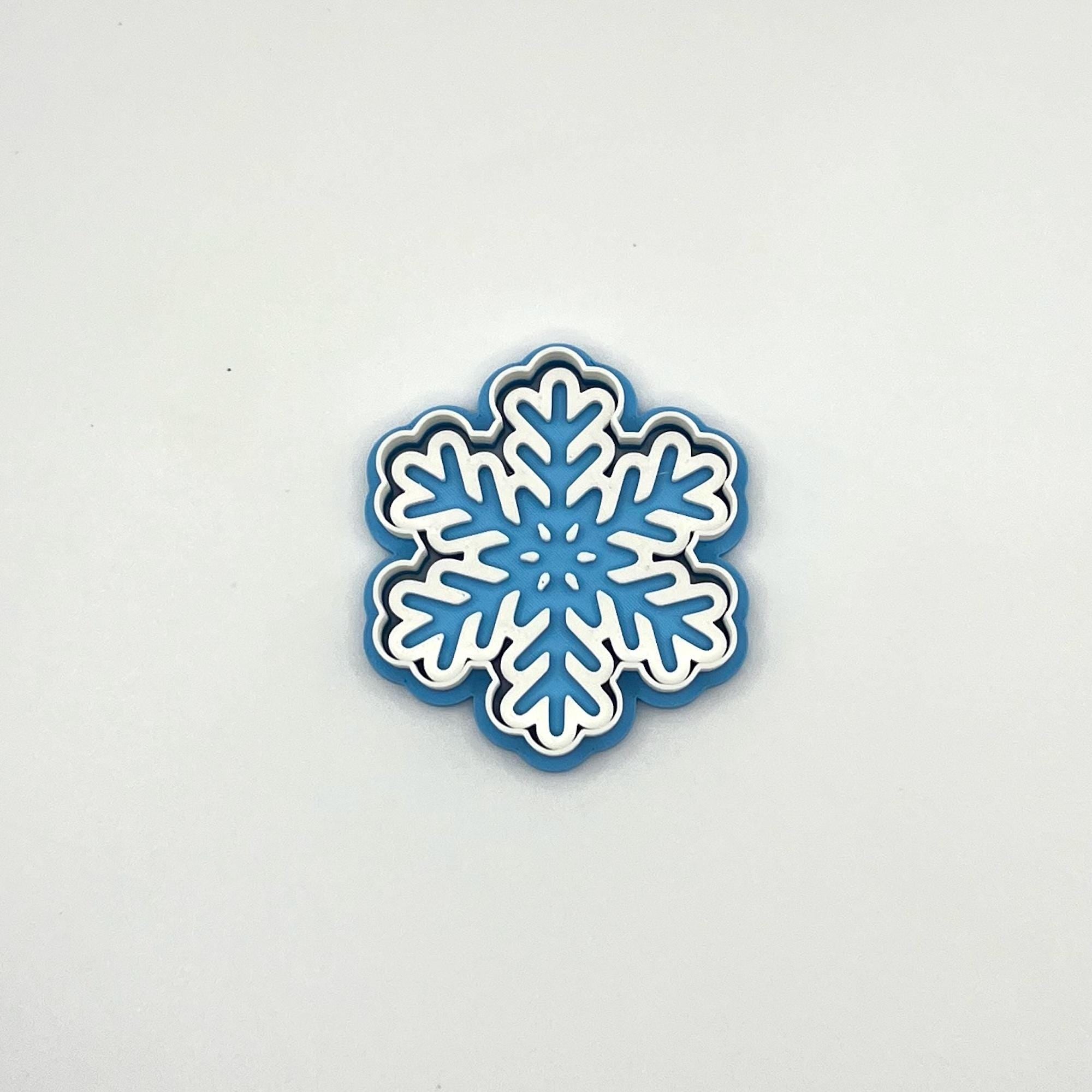 アイスプリンセス バースデークッキー型＆フォンダンスタンプ – スノークイーン ウィンターパーティーセット（持ち手付き）