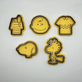 Classic Comic Cookie Cutter & Fondant Stamp Sets - 5 Piece Bundle
