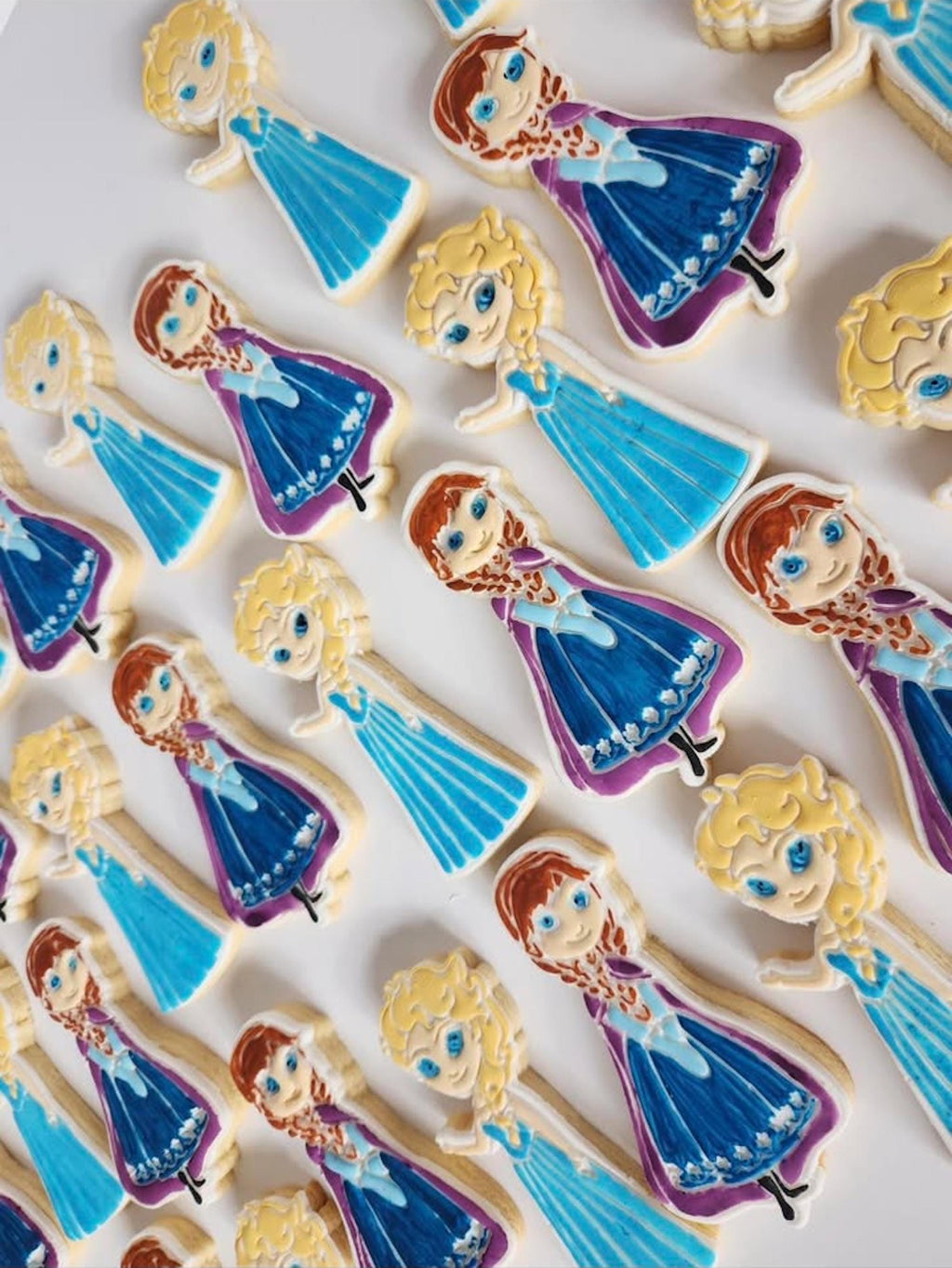 おとぎ話のお姫様バースデークッキー型＆フォンダンスタンプセット – 持ち手付きロイヤルガールズパーティーセット