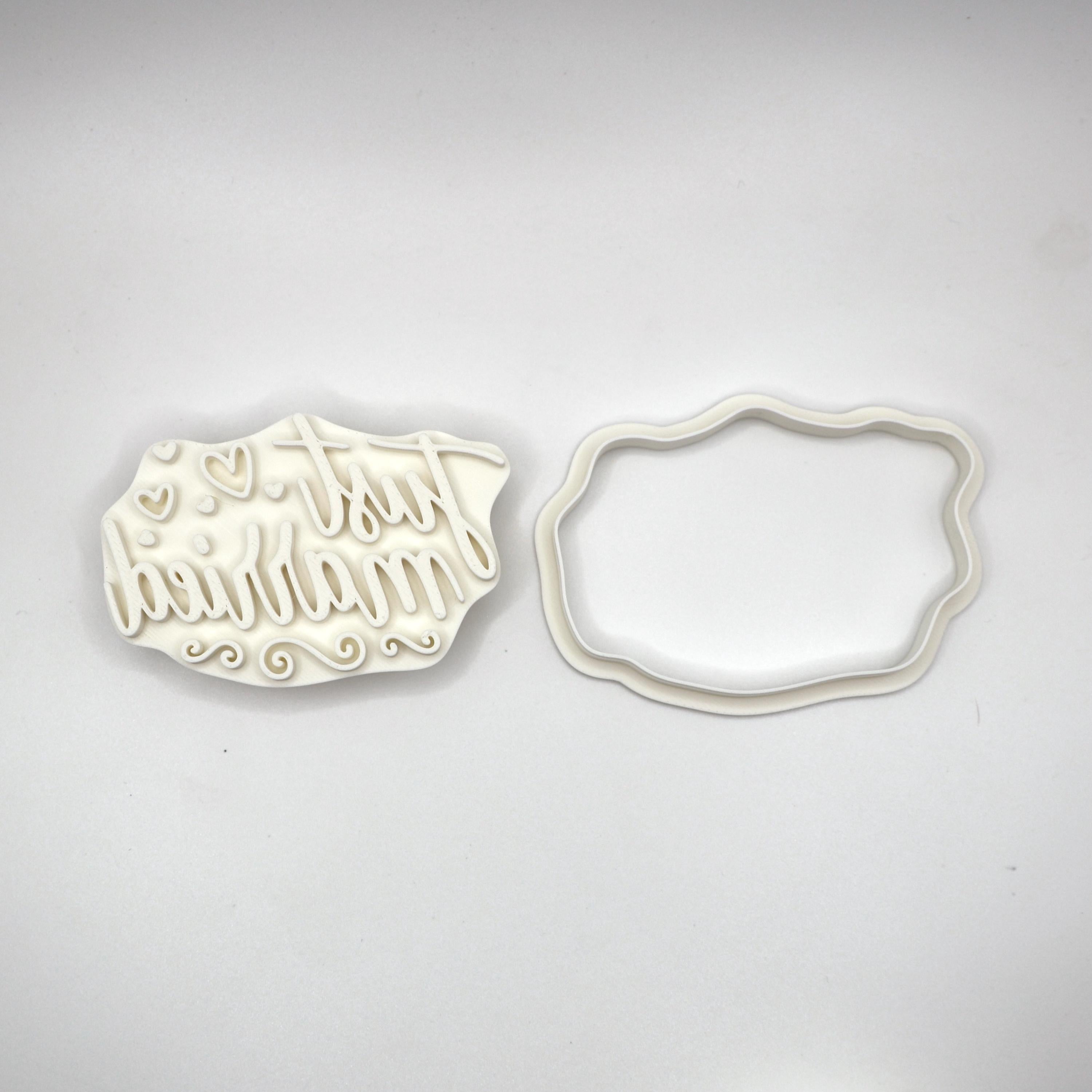Wedding Cookie Cutter & Fondant Stamp Sets
