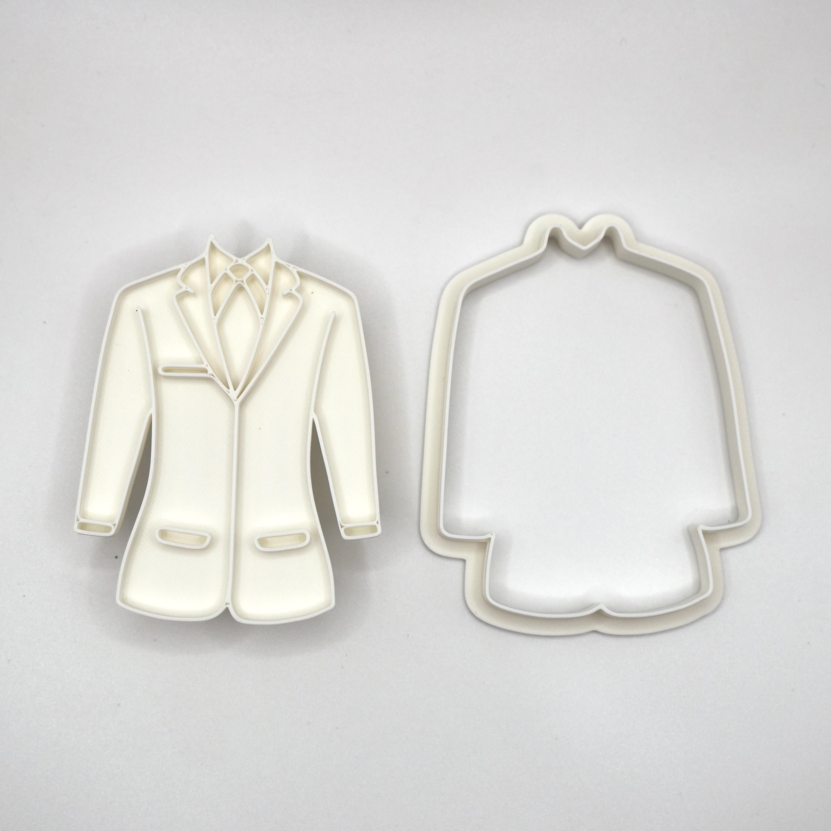 Wedding Cookie Cutter & Fondant Stamp Sets