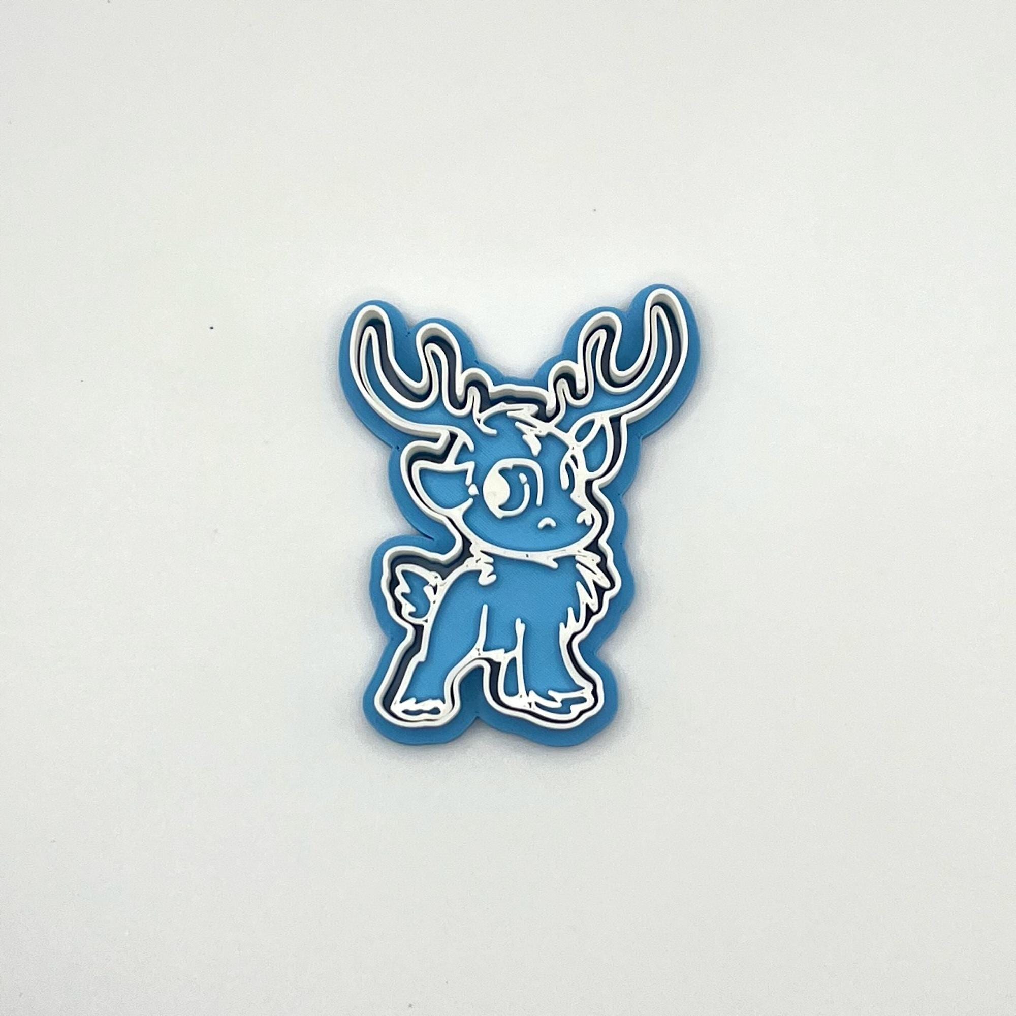 アイスプリンセス バースデークッキー型＆フォンダンスタンプ – スノークイーン ウィンターパーティーセット（持ち手付き）