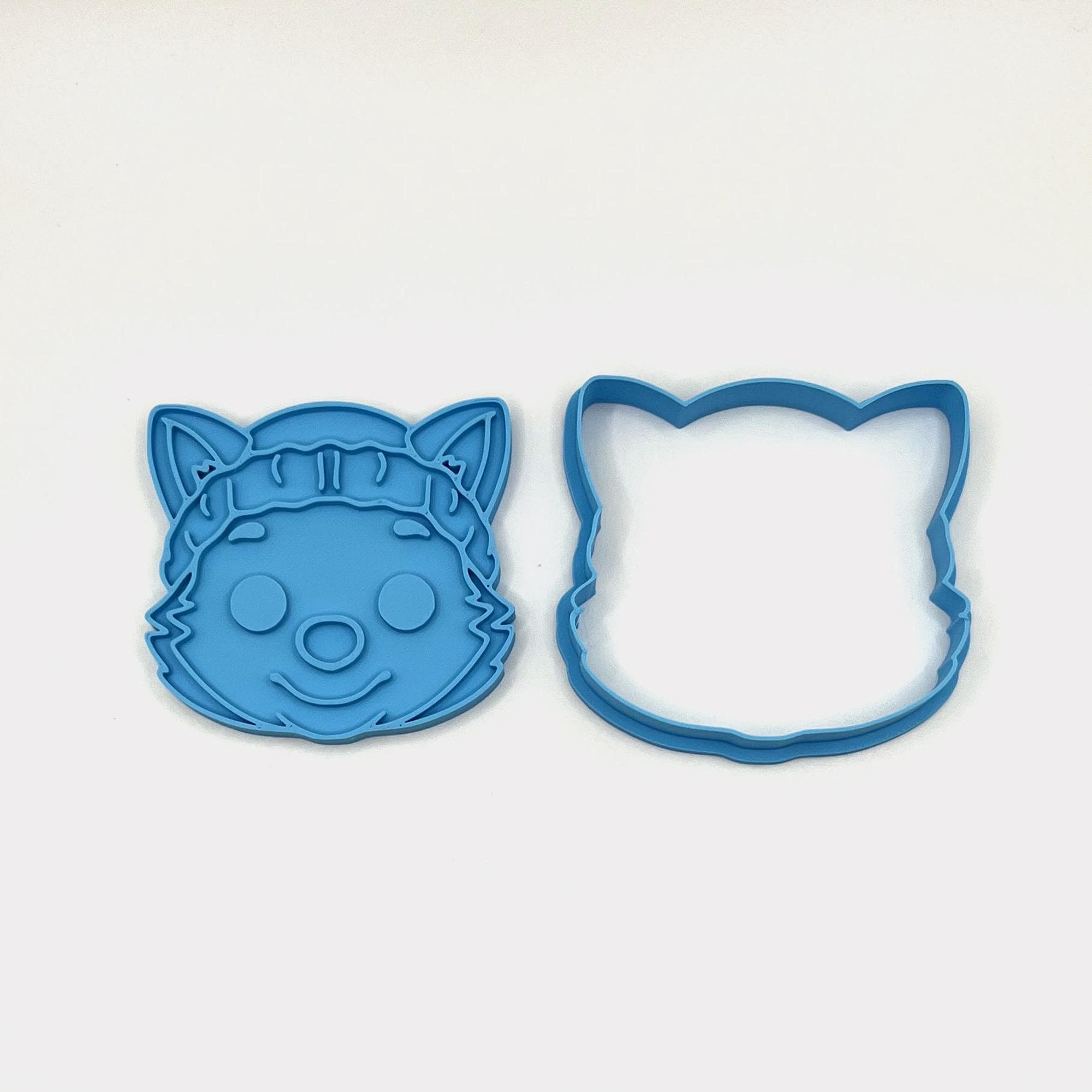 レスキューパピークッキー型と持ち手付きフォンダンスタンプ